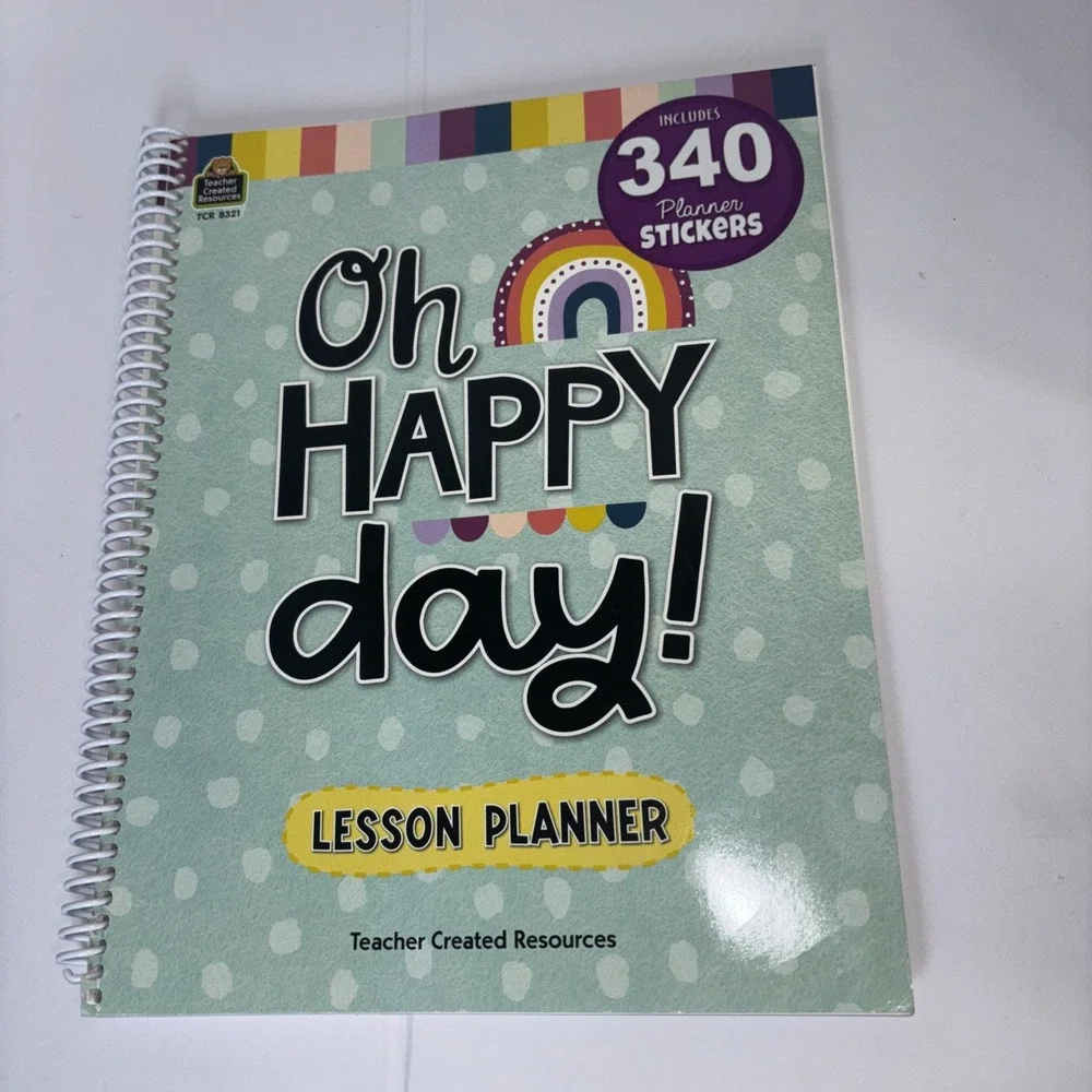 Teacher Created Resources Oh Happy Day Lesson Planner (tcr-8321) (tcr8321)